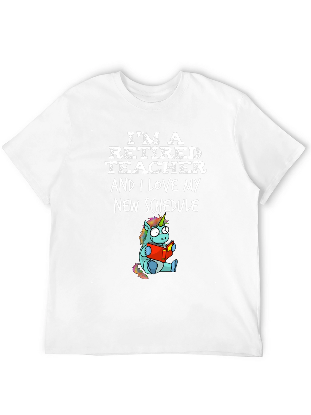 Retired Teacher Unicorn T-Shirt