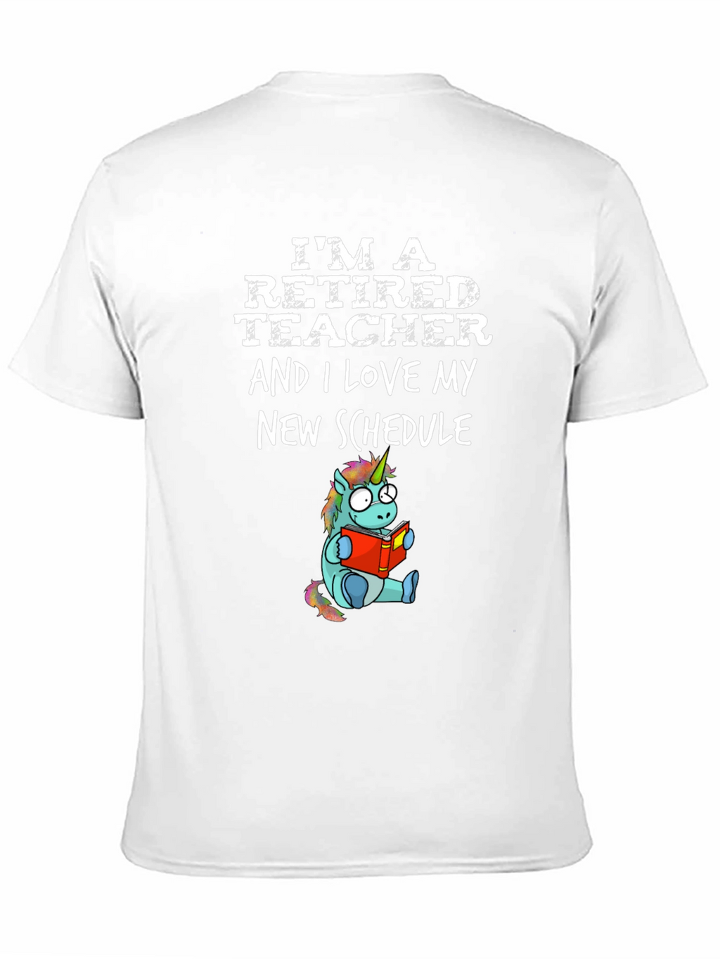 Retired Teacher Unicorn T-Shirt