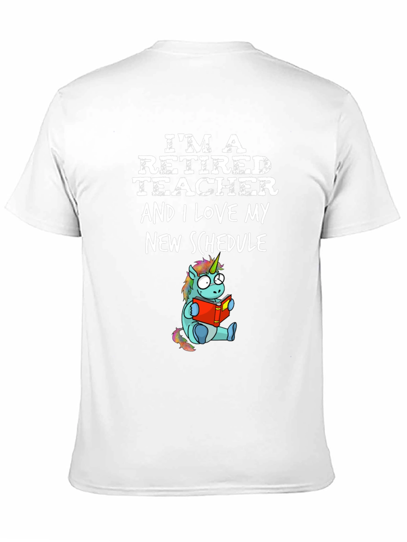 Retired Teacher Unicorn T-Shirt