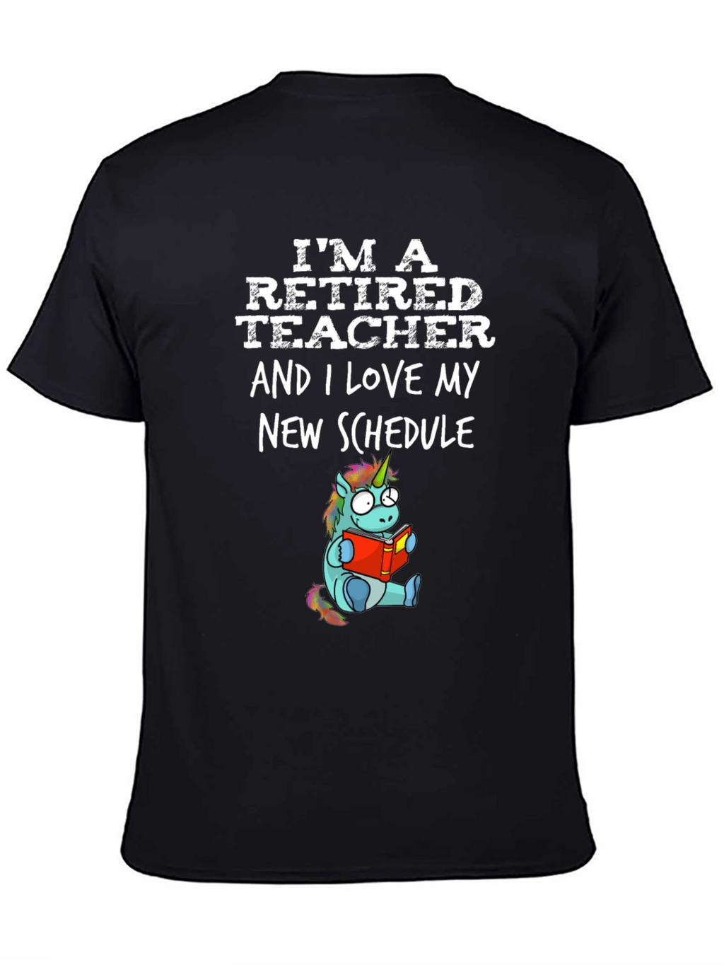 Retired Teacher Unicorn T-Shirt