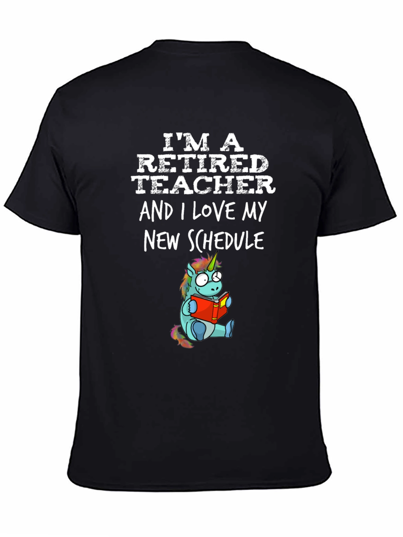 Retired Teacher Unicorn T-Shirt