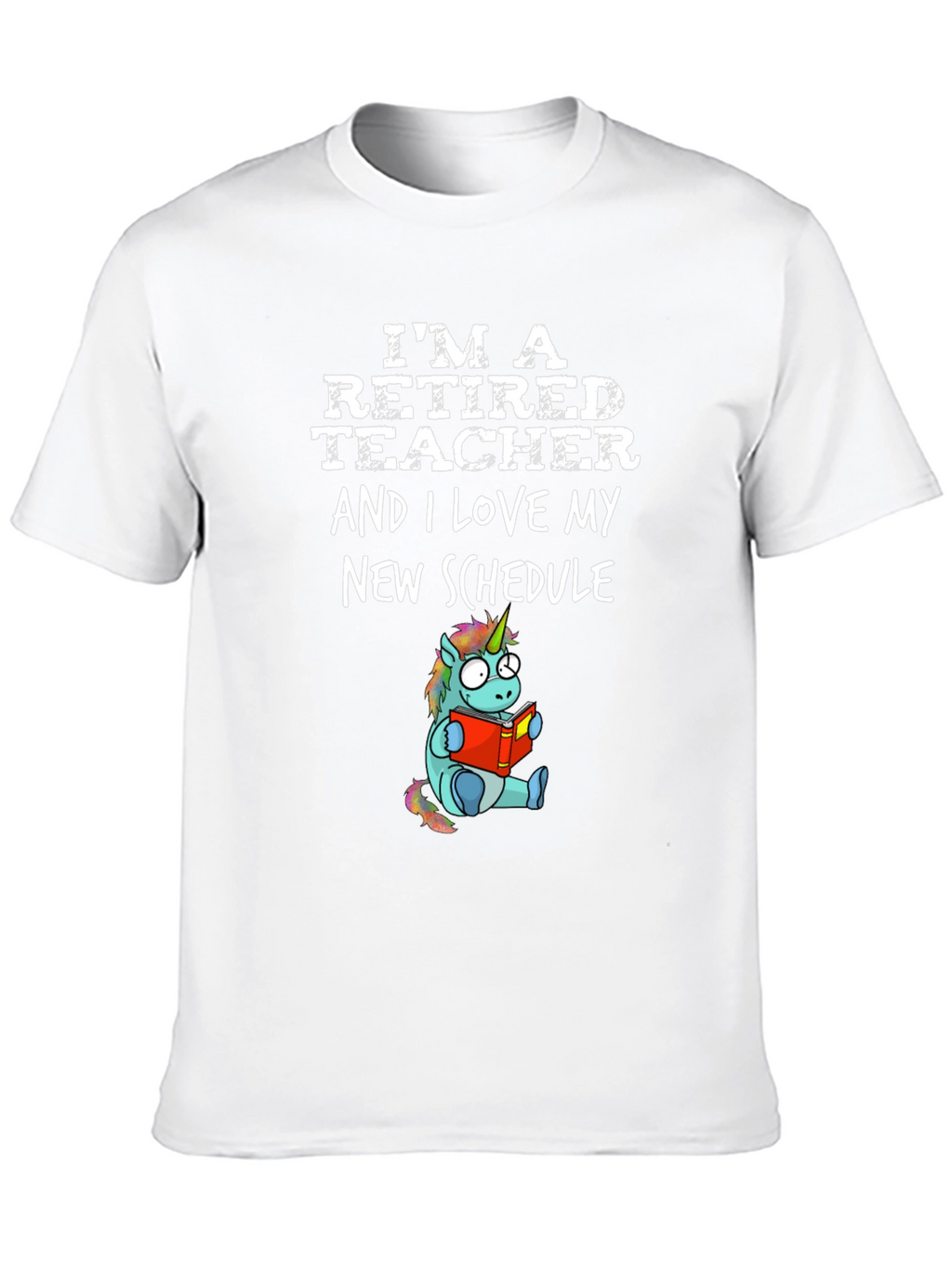 Retired Teacher Unicorn T-Shirt