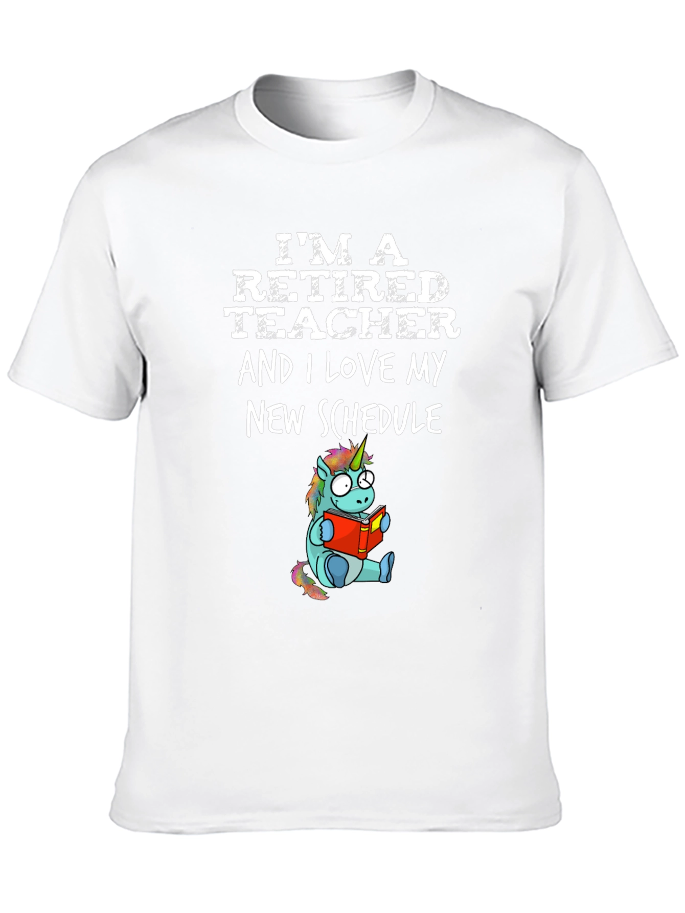 Retired Teacher Unicorn T-Shirt