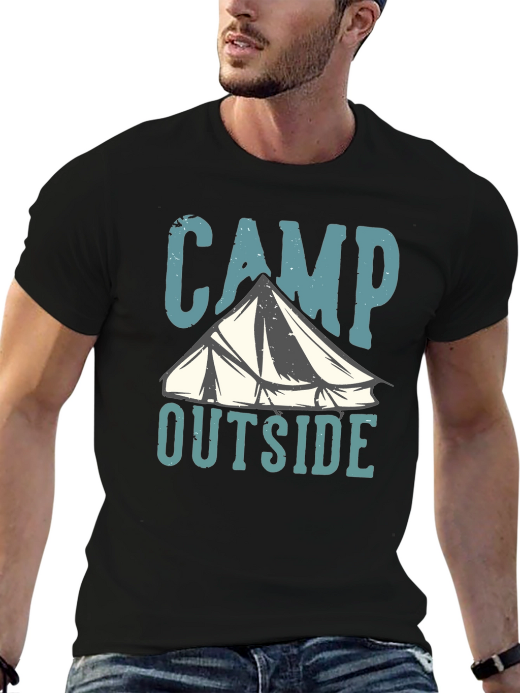 Camp Outside T-Shirt - Adventure Awaits