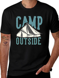 Camp Outside T-Shirt - Adventure Awaits