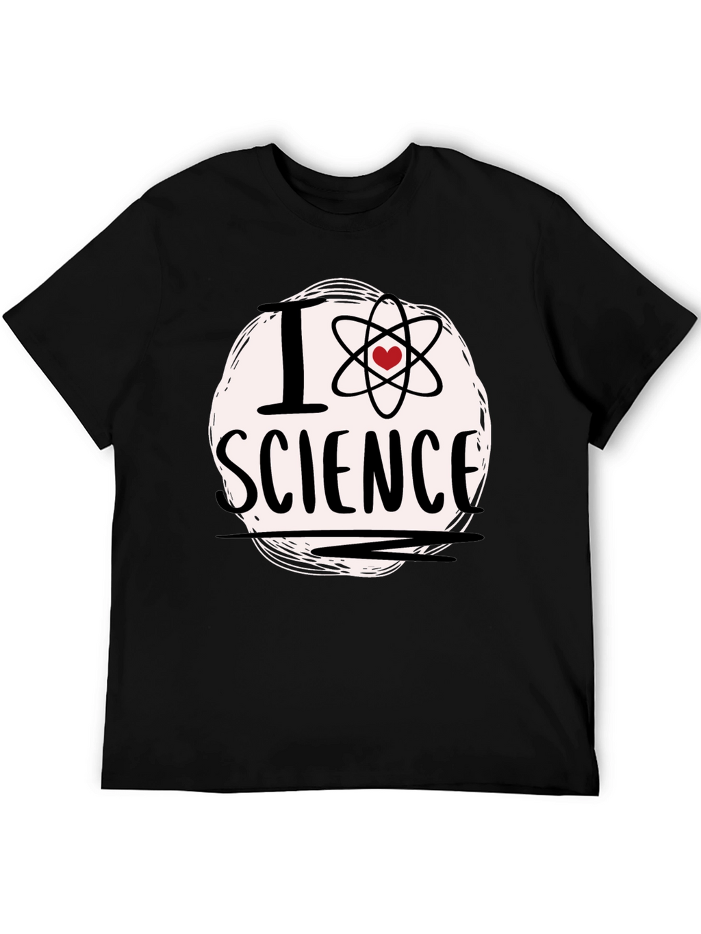 I Heart Science T-Shirt - Atom Love Design