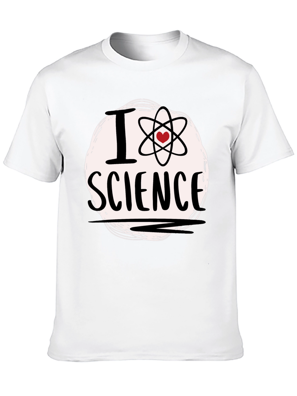 I Heart Science T-Shirt - Atom Love Design