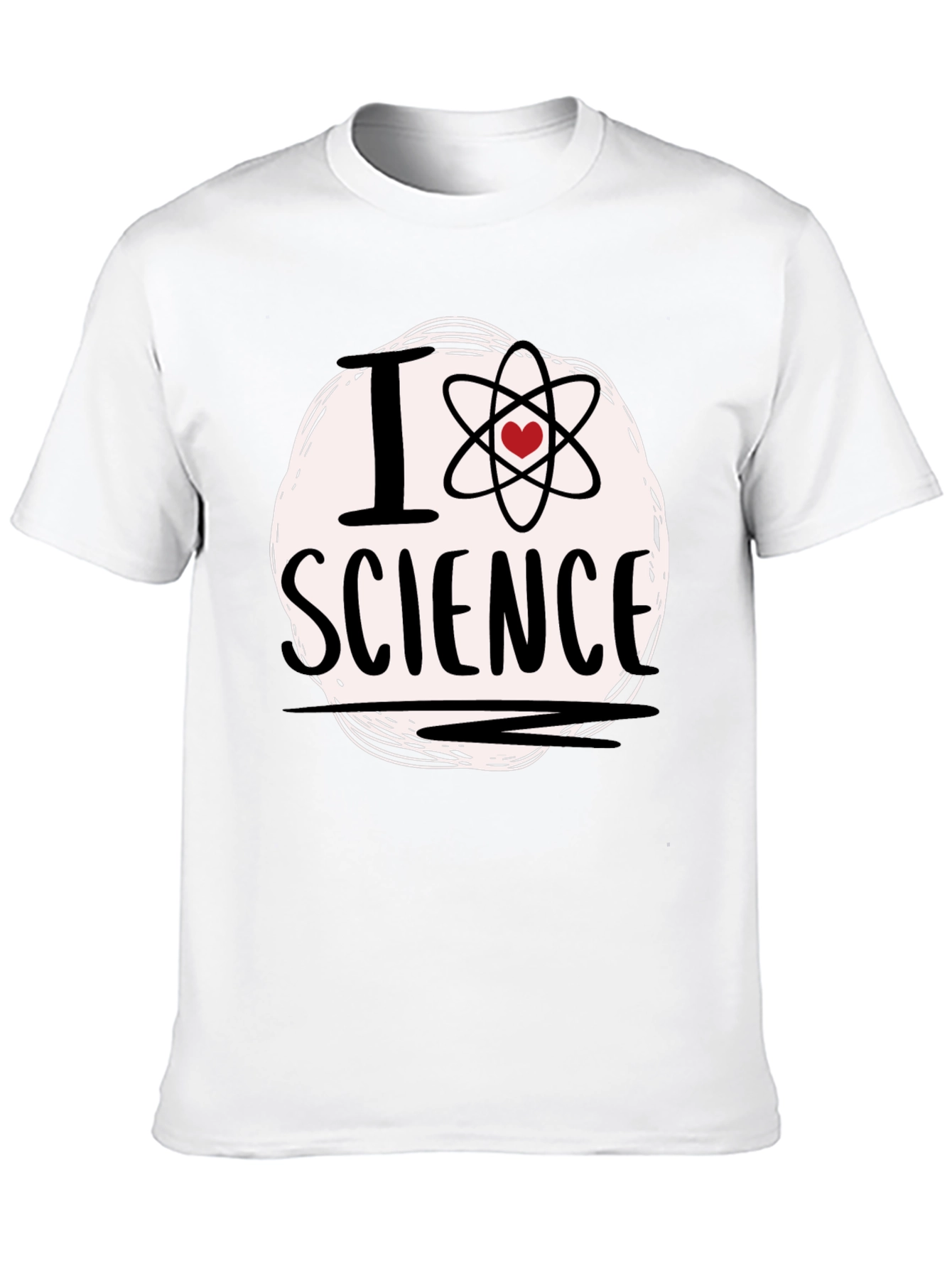 I Heart Science T-Shirt - Atom Love Design