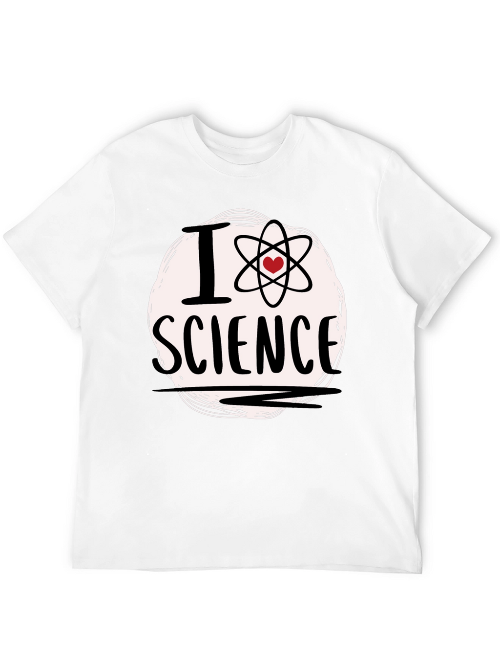 I Heart Science T-Shirt - Atom Love Design