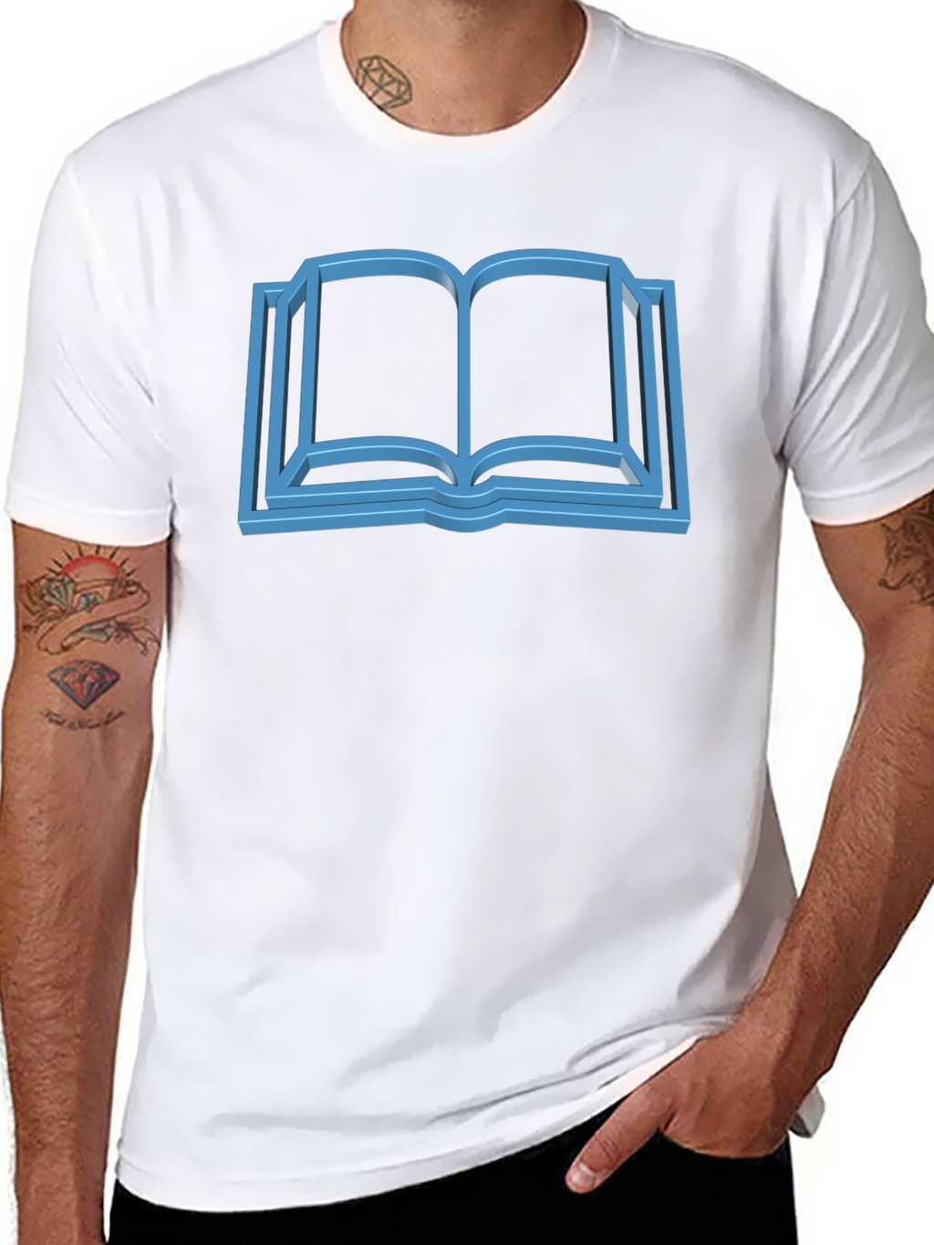 Open Book Graphic T-Shirt - Study Style