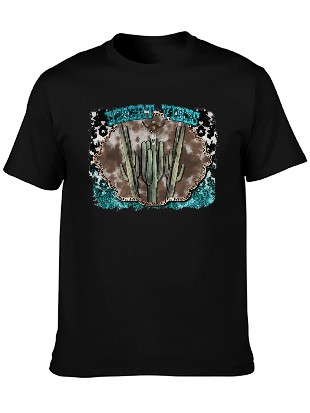 Desert Vibes Graphic Tee - Western Style