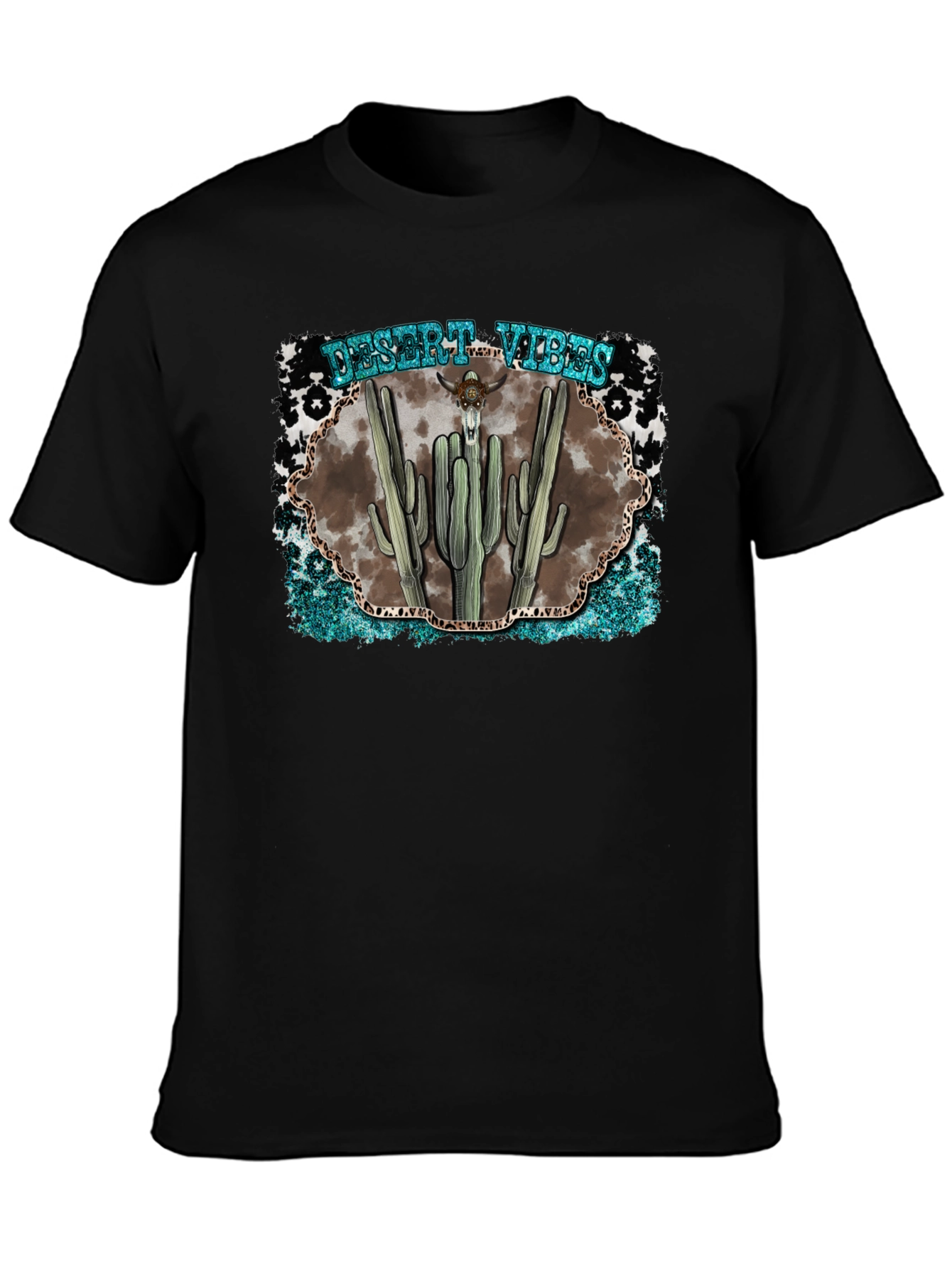 Desert Vibes Graphic Tee - Western Style