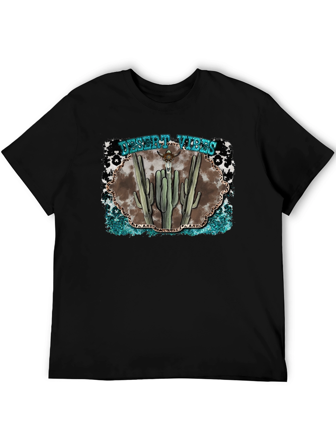 Desert Vibes Graphic Tee - Western Style