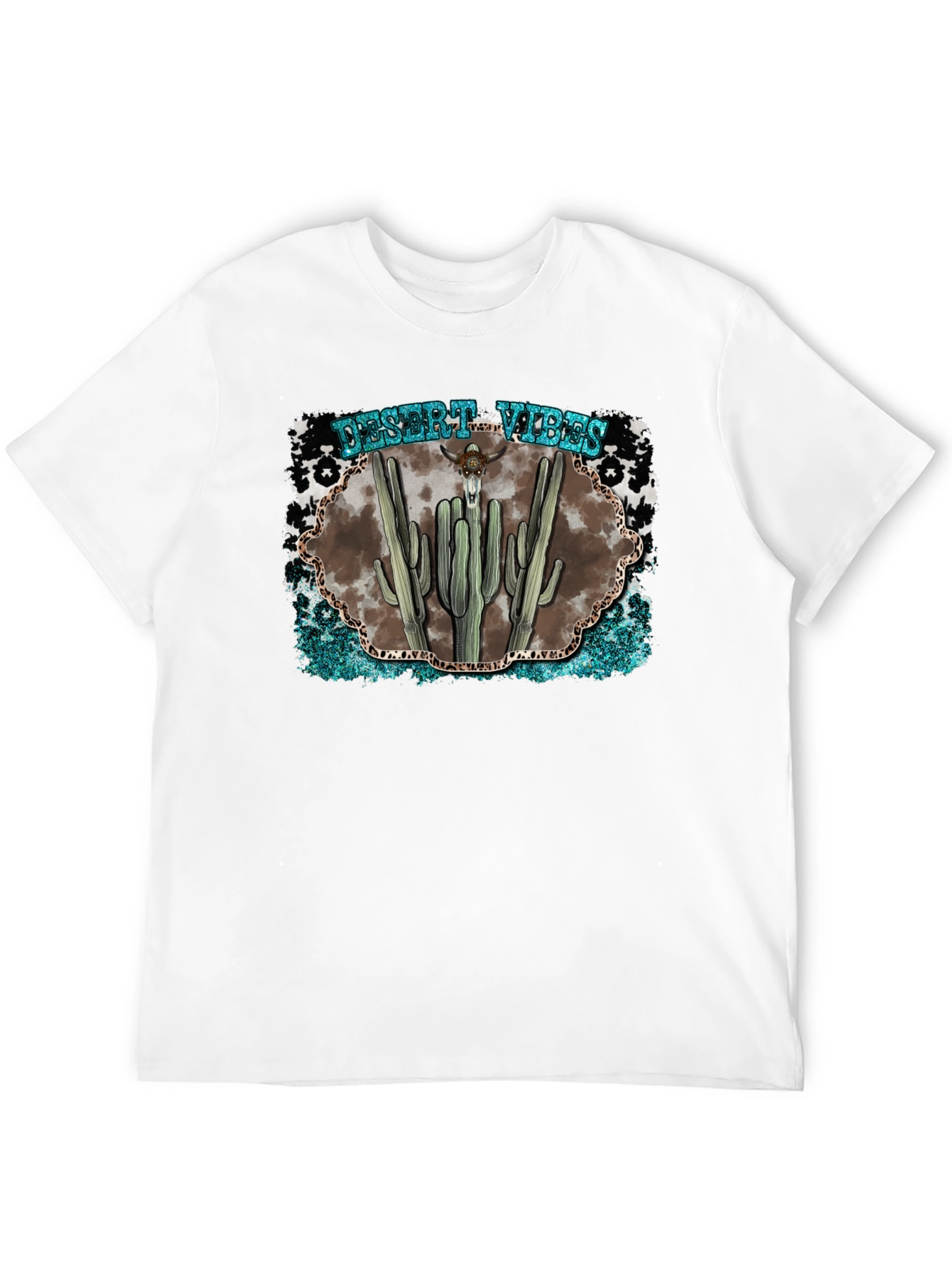 Desert Vibes Graphic Tee - Western Style