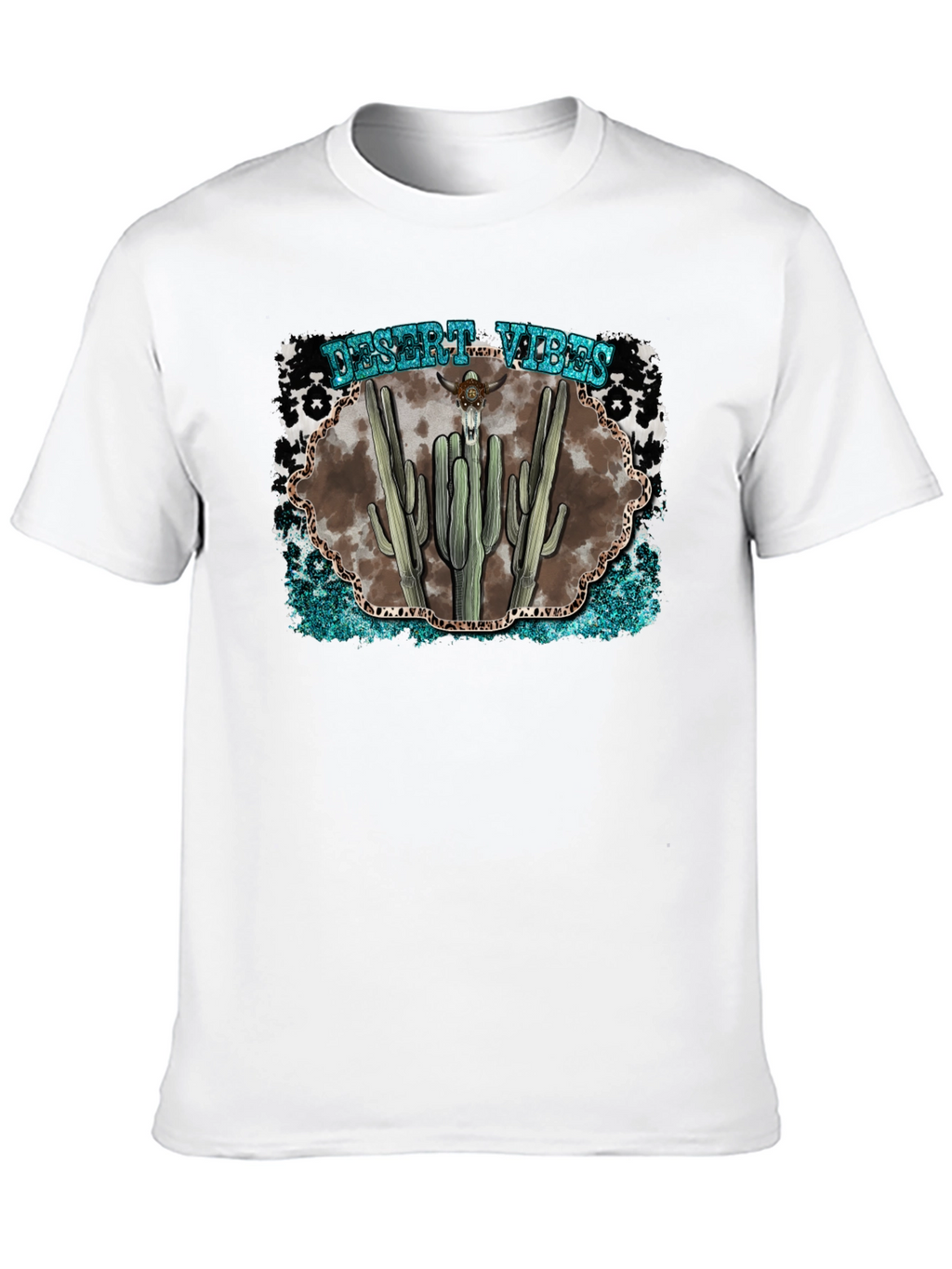 Desert Vibes Graphic Tee - Western Style