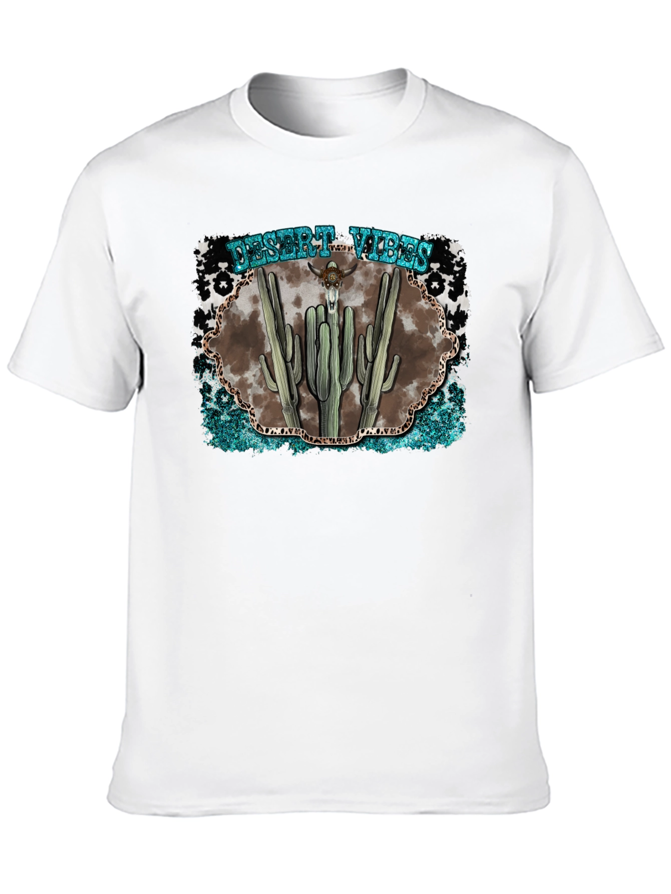Desert Vibes Graphic Tee - Western Style