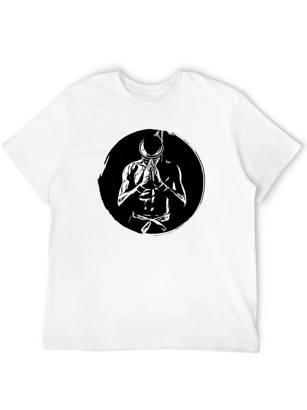 Muay Thai Warrior Black Graphic Tee