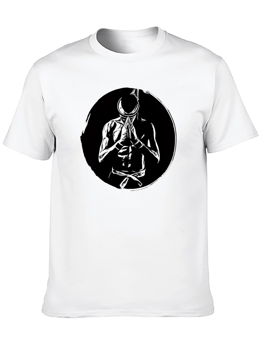 Muay Thai Warrior Black Graphic Tee