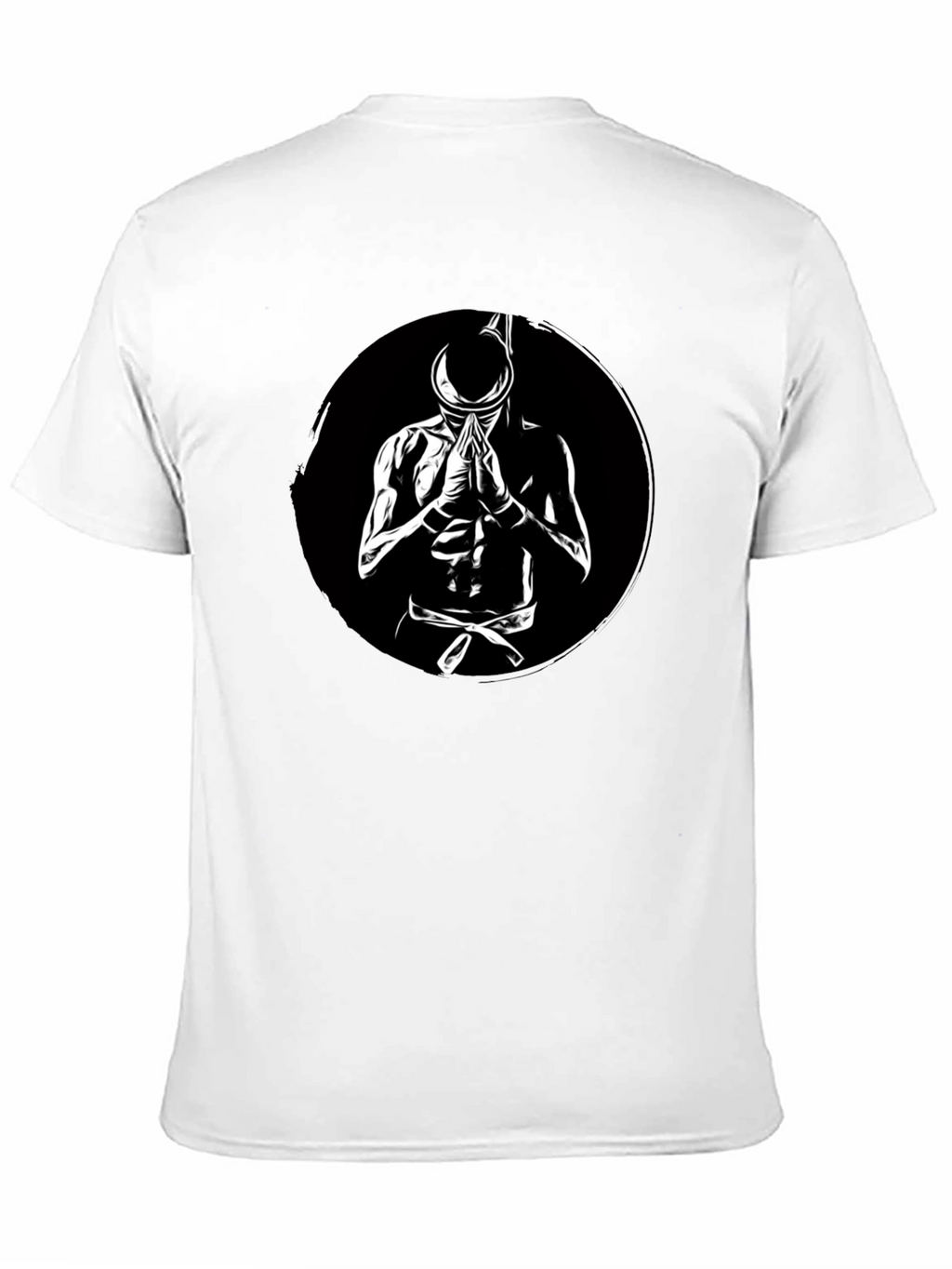 Muay Thai Warrior Black Graphic Tee