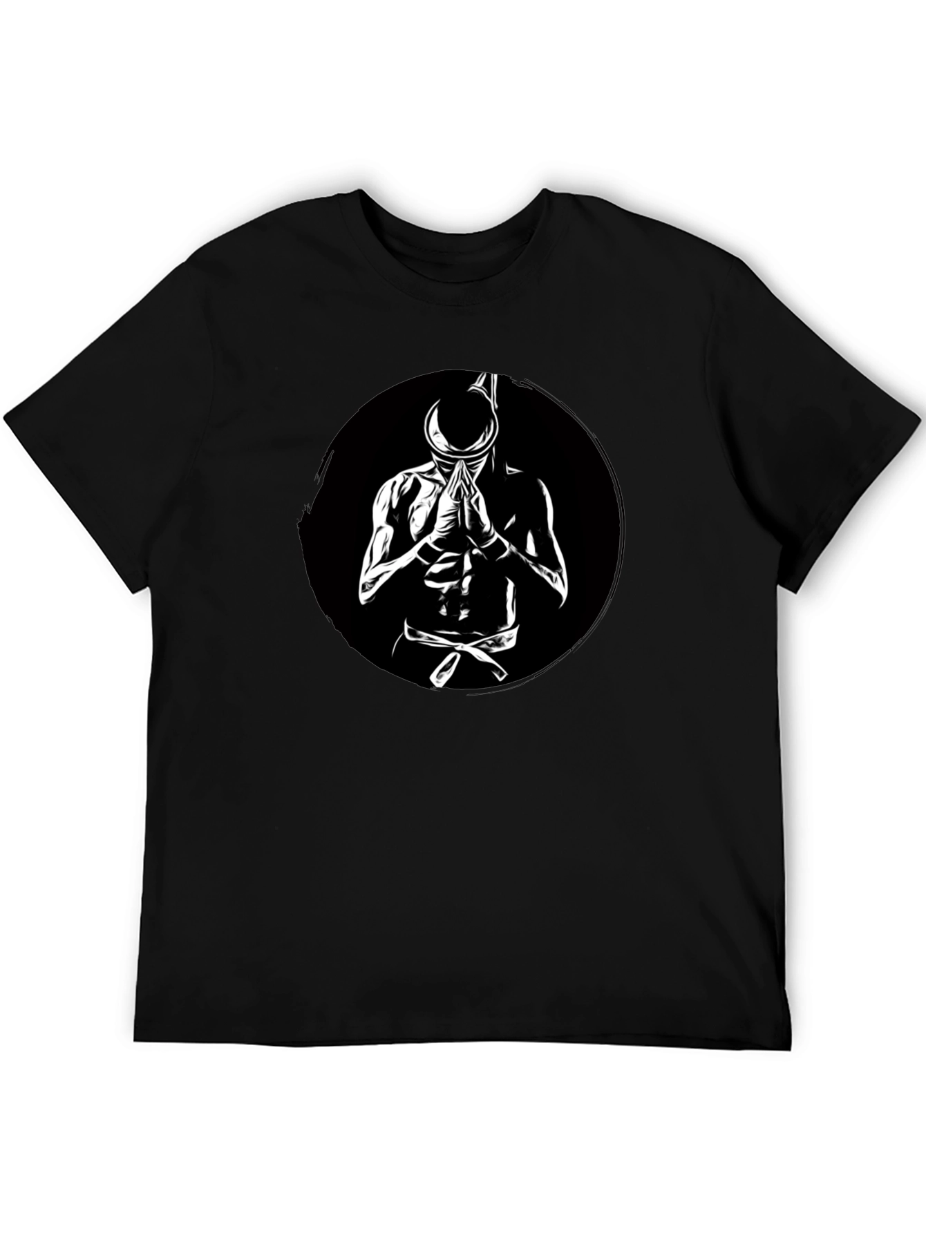 Muay Thai Warrior Black Graphic Tee