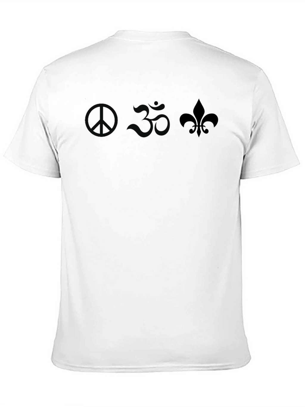 Peace Om Fleur-de-lis Graphic Tee