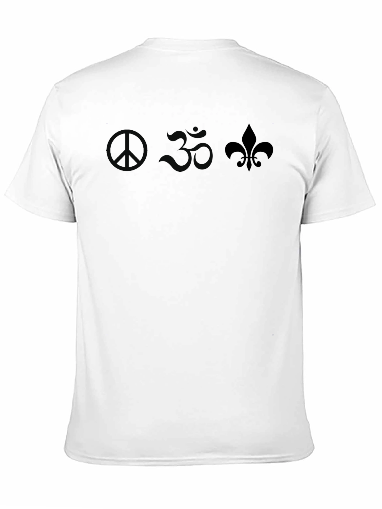 Peace Om Fleur-de-lis Graphic Tee