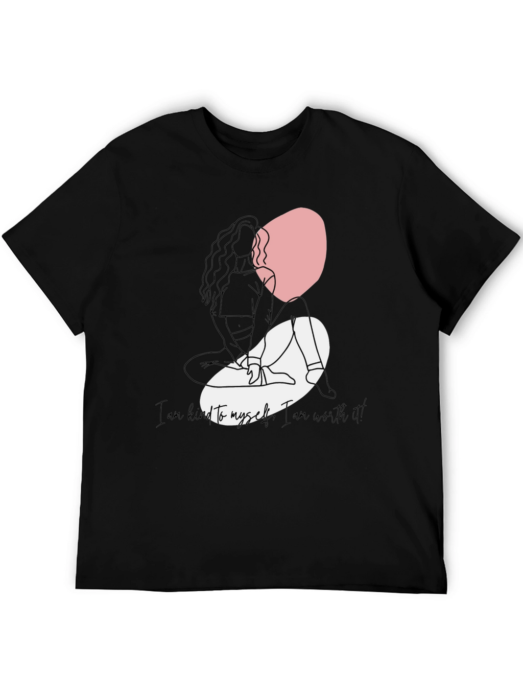 Kind to Myself Tee - Black Graphic T-Shirt