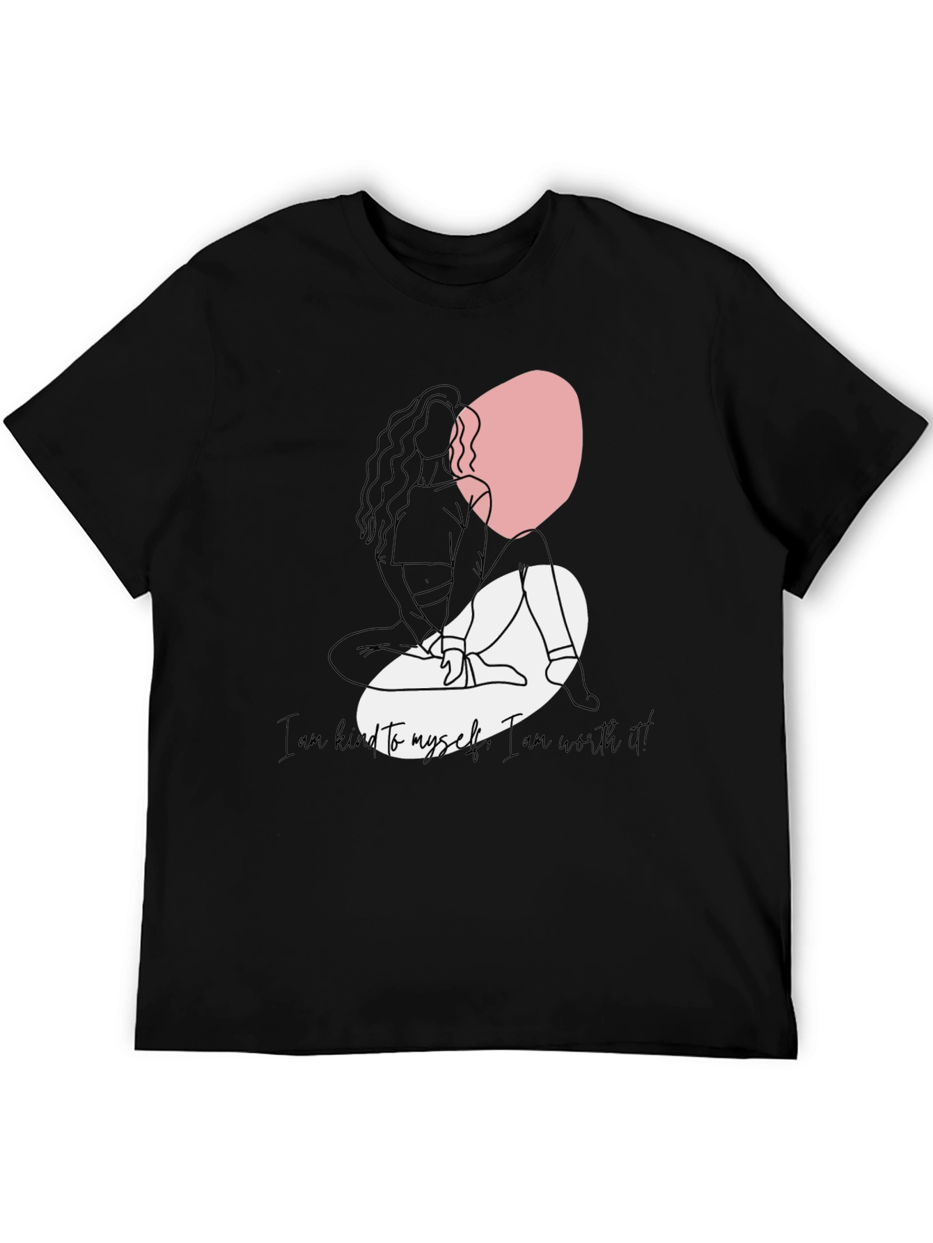 Kind to Myself Tee - Black Graphic T-Shirt