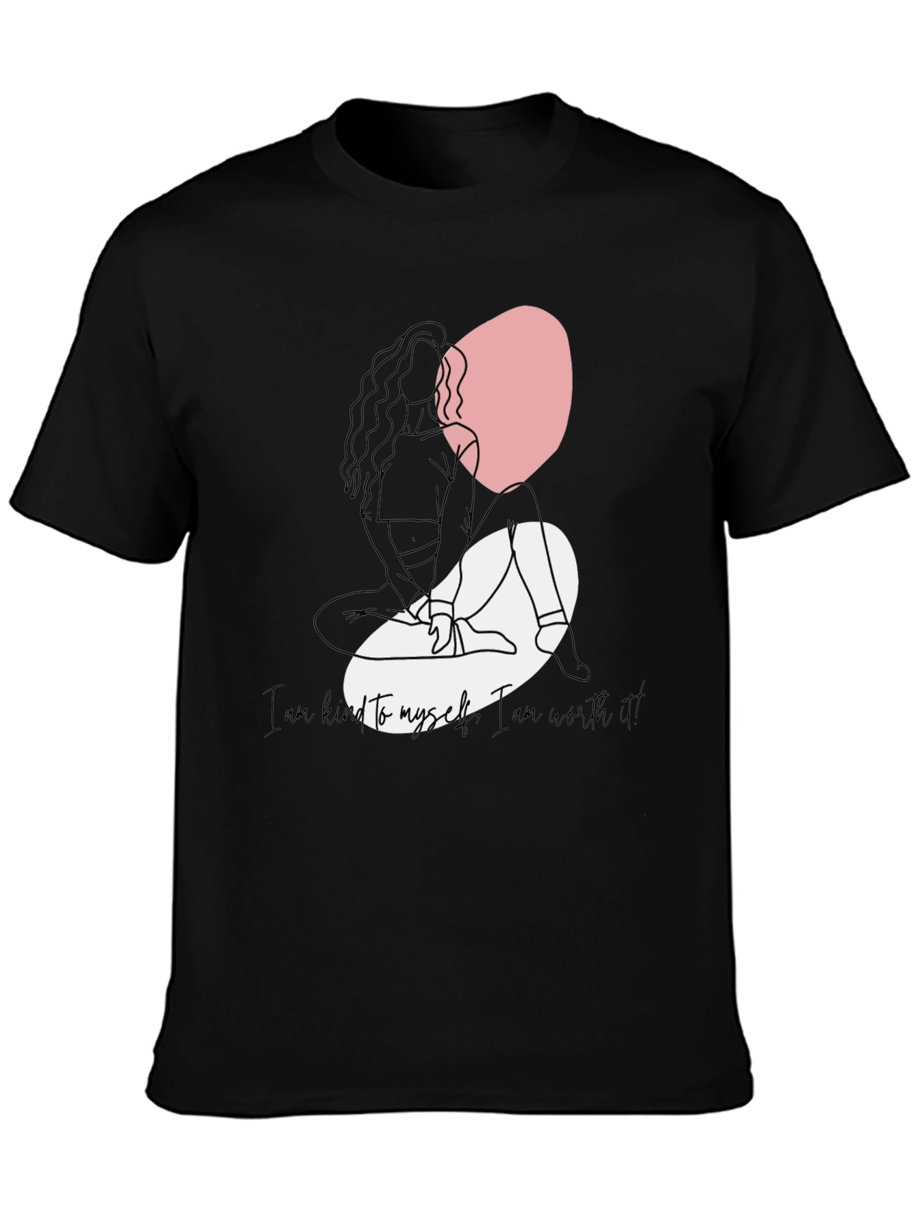 Kind to Myself Tee - Black Graphic T-Shirt