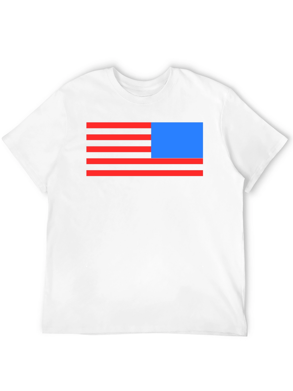 American Flag Inspired Graphic Tee - Black