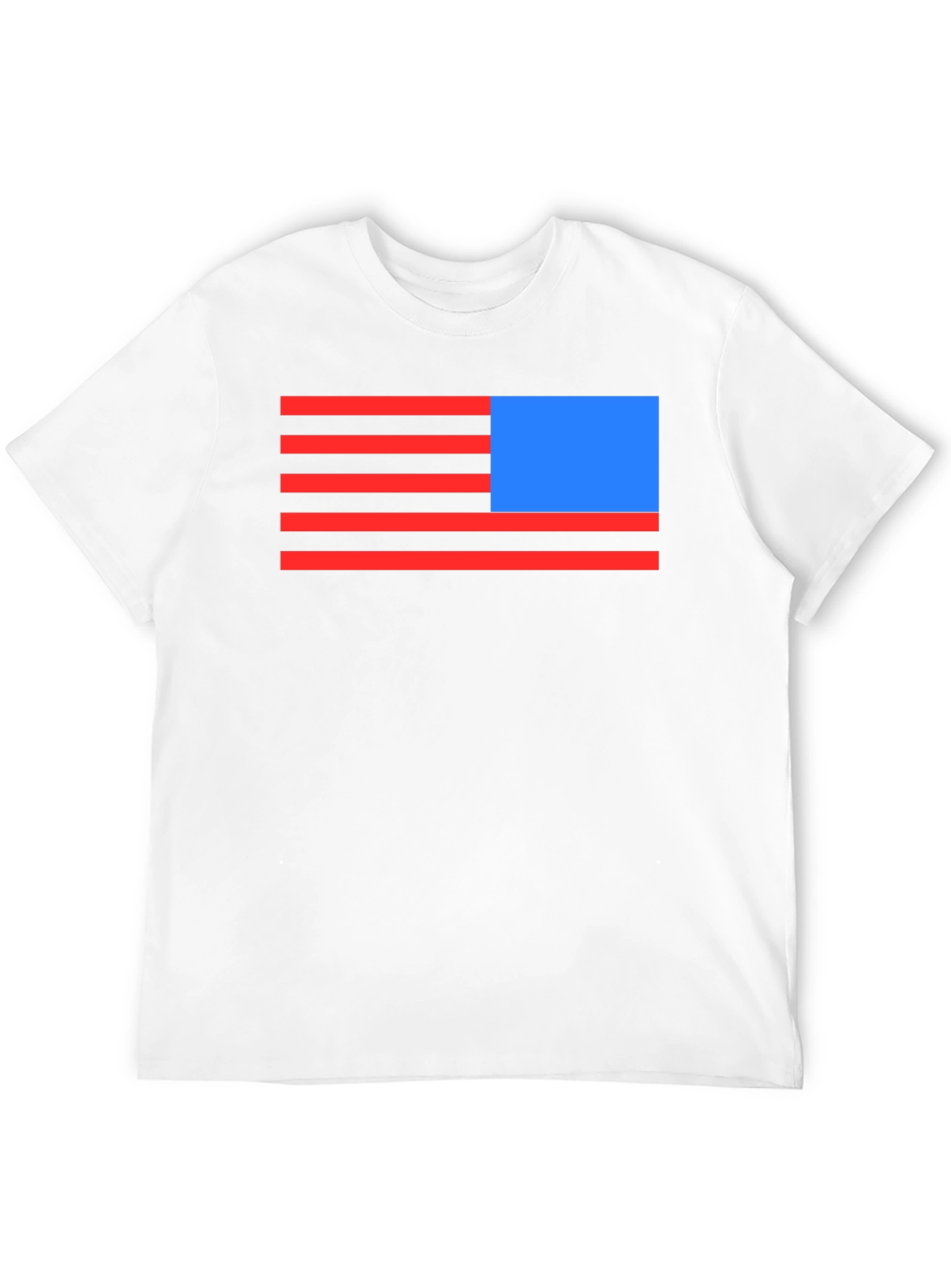 American Flag Inspired Graphic Tee - Black