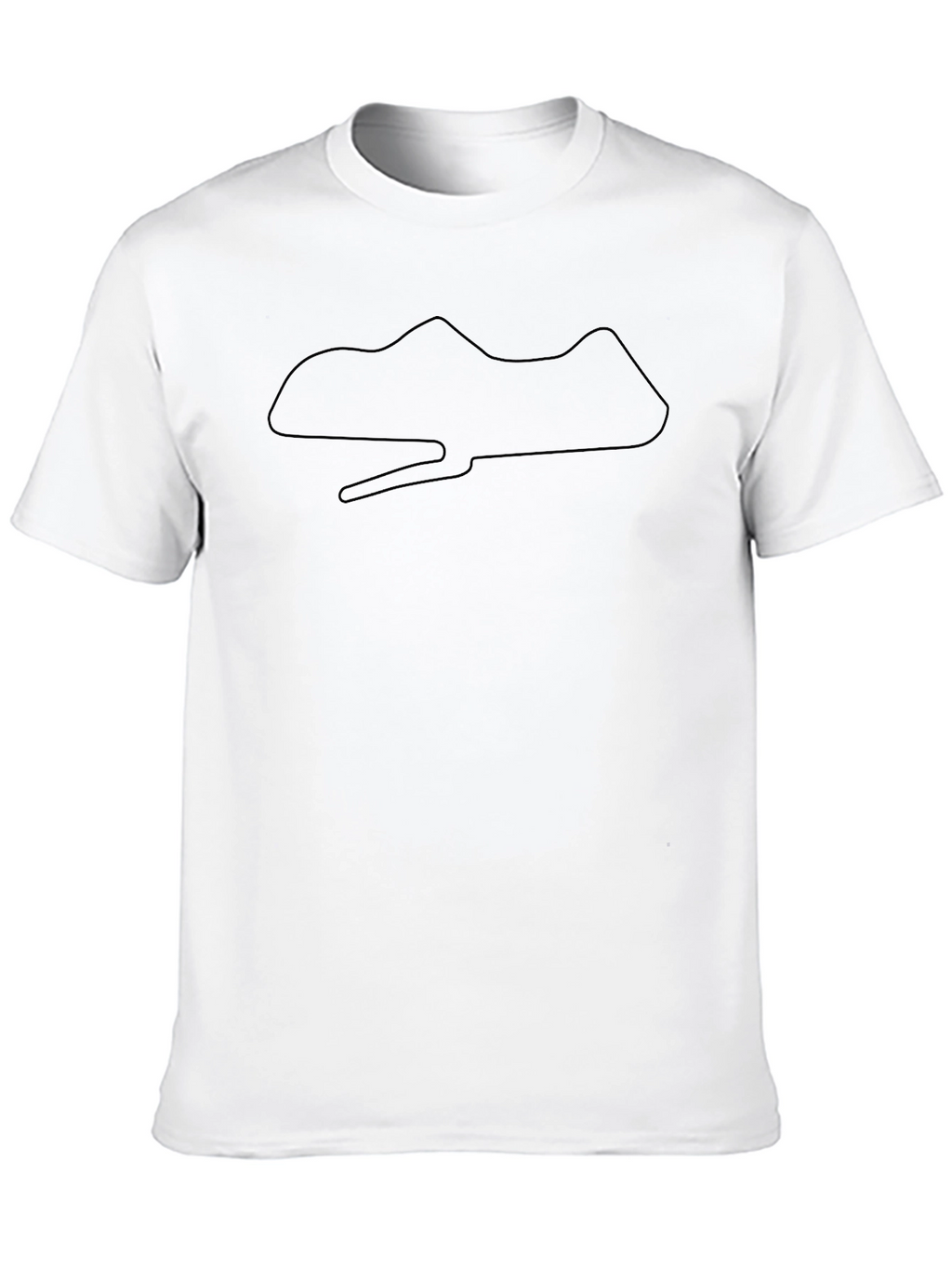 Mens Black Circuit Map T-Shirt
