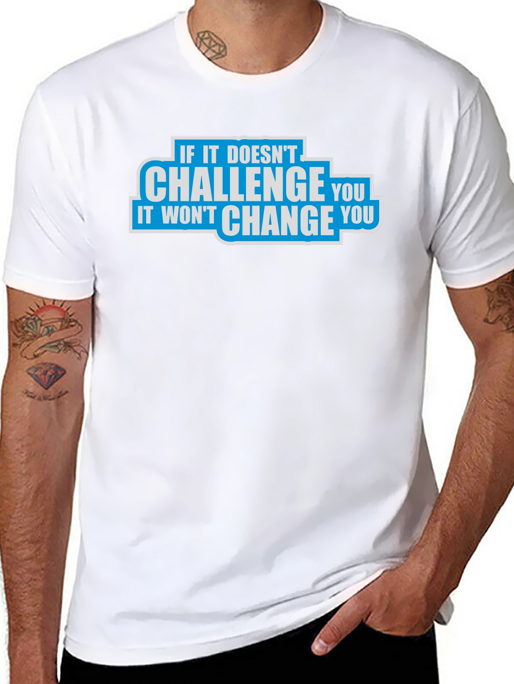Motivational Challenge Change Graphic T-Shirt