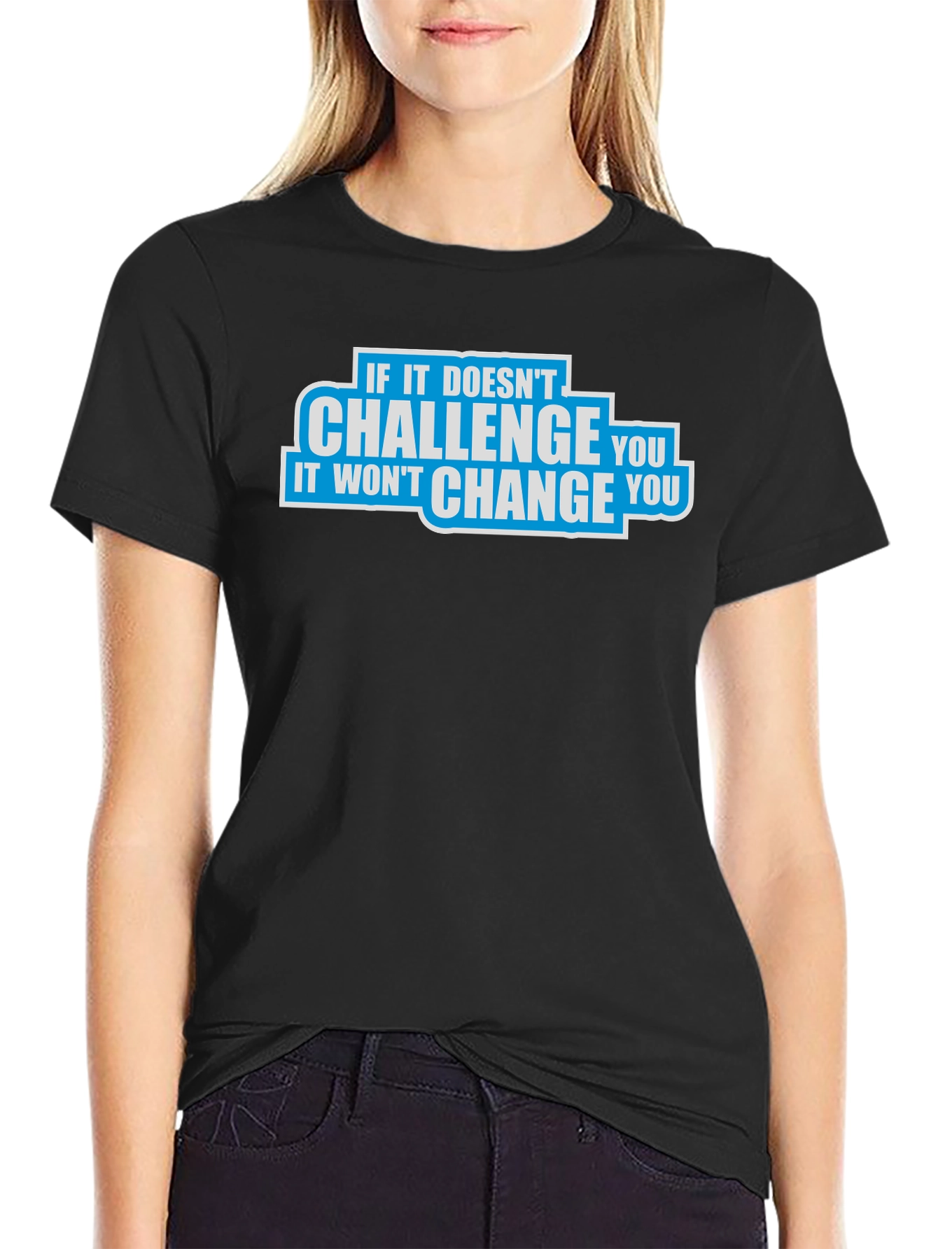 Motivational Challenge Change Graphic T-Shirt