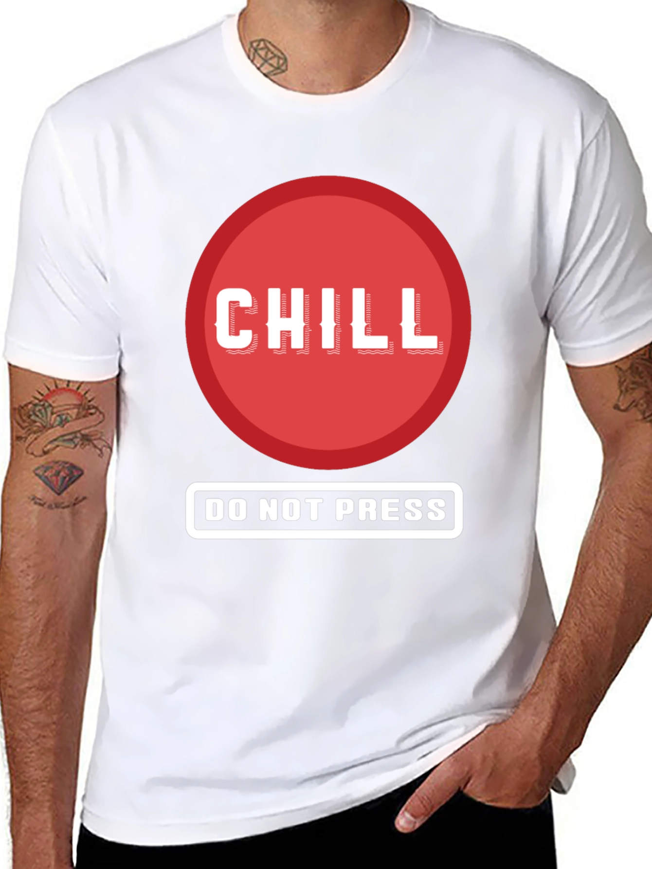 Chill - Do Not Press Graphic Tee