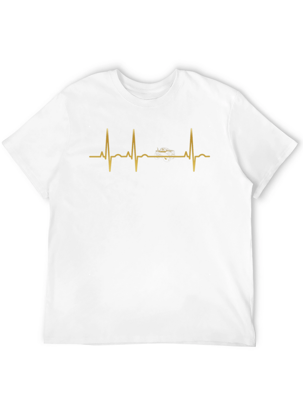 Car Heartbeat T-Shirt - Black