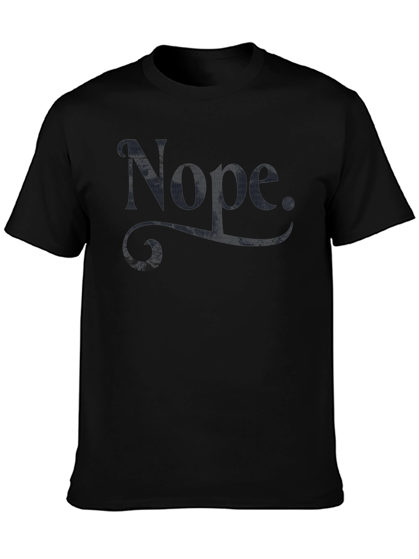Nope Graphic Tee - Soft Cotton Casual T-Shirt