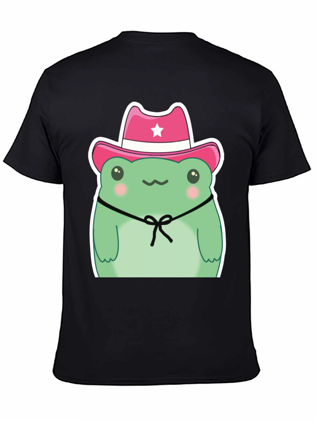 Cowboy Frog Graphic T-Shirt - Cute Cartoon Tee
