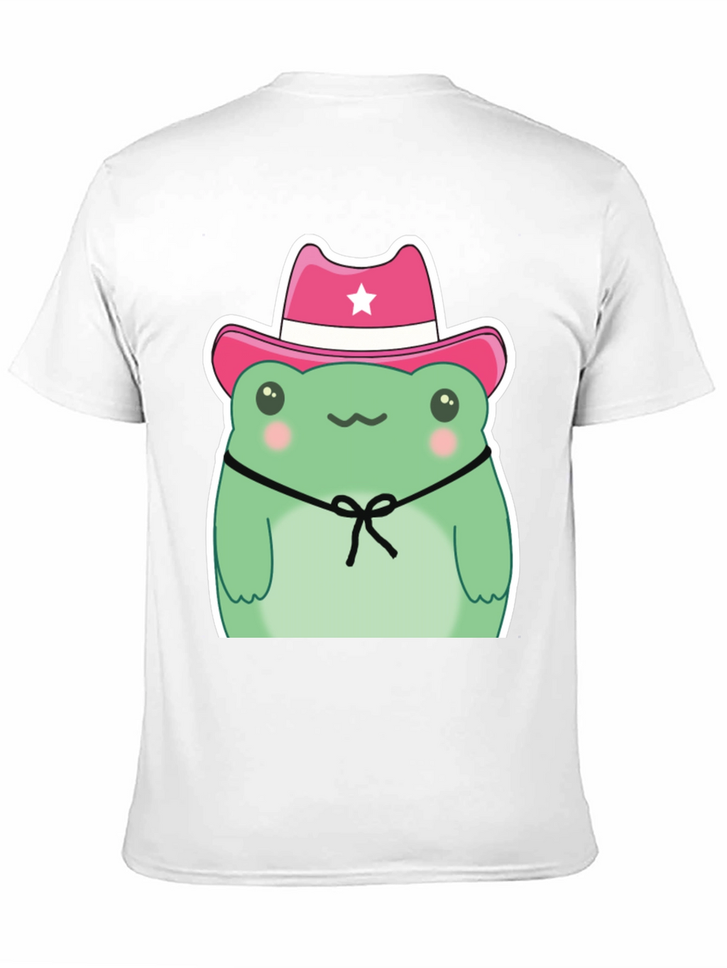 Cowboy Frog Graphic T-Shirt - Cute Cartoon Tee