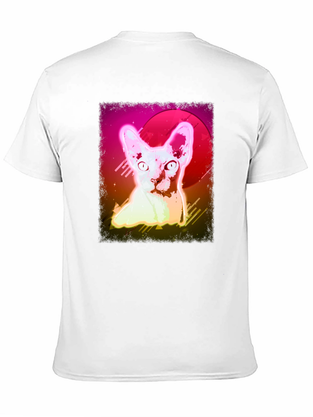 Retro Sphynx Cat T-Shirt - Vibrant Graphic Tee