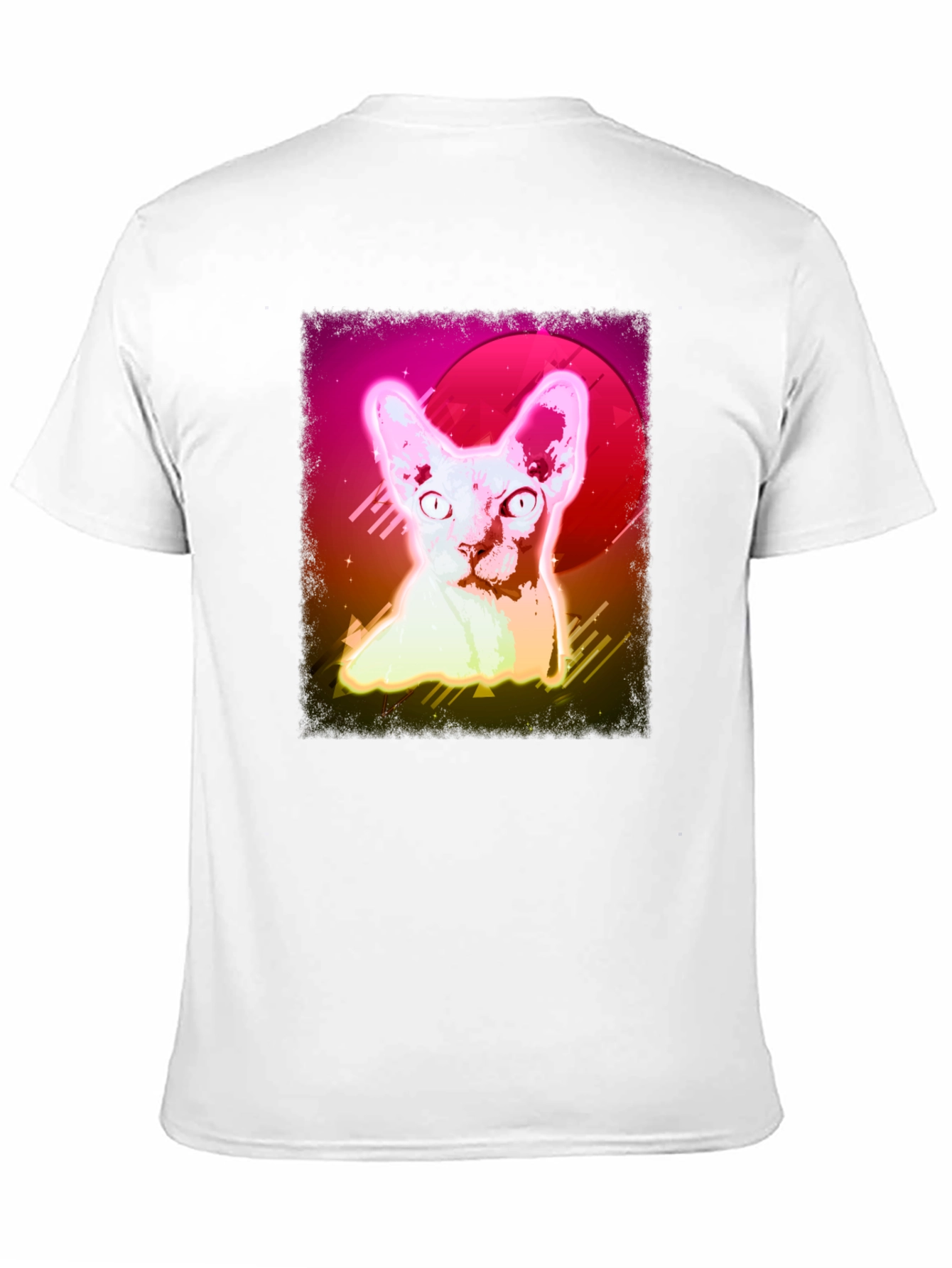 Retro Sphynx Cat T-Shirt - Vibrant Graphic Tee