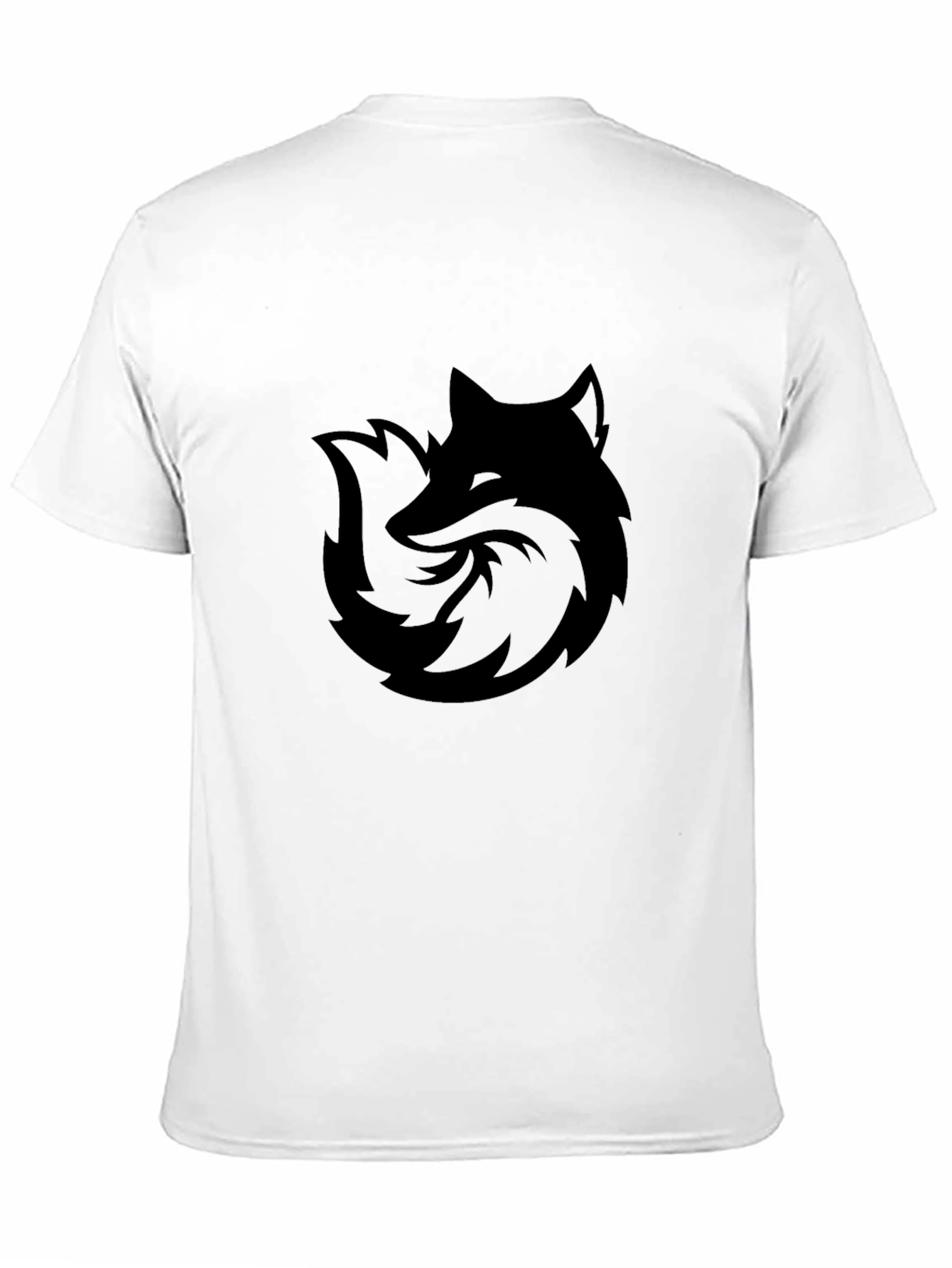 Stylish Black Fox Graphic T-Shirt - Casual Comfort