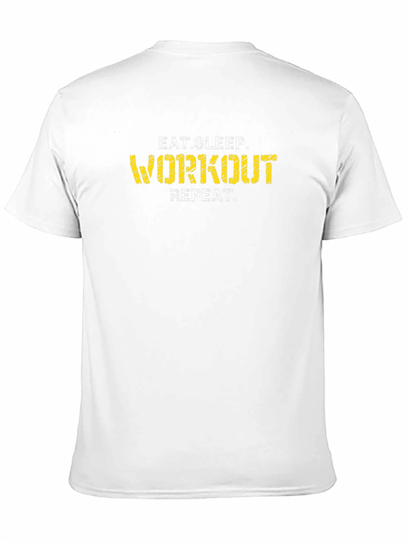 Eat Sleep Workout Repeat Graphic Tee