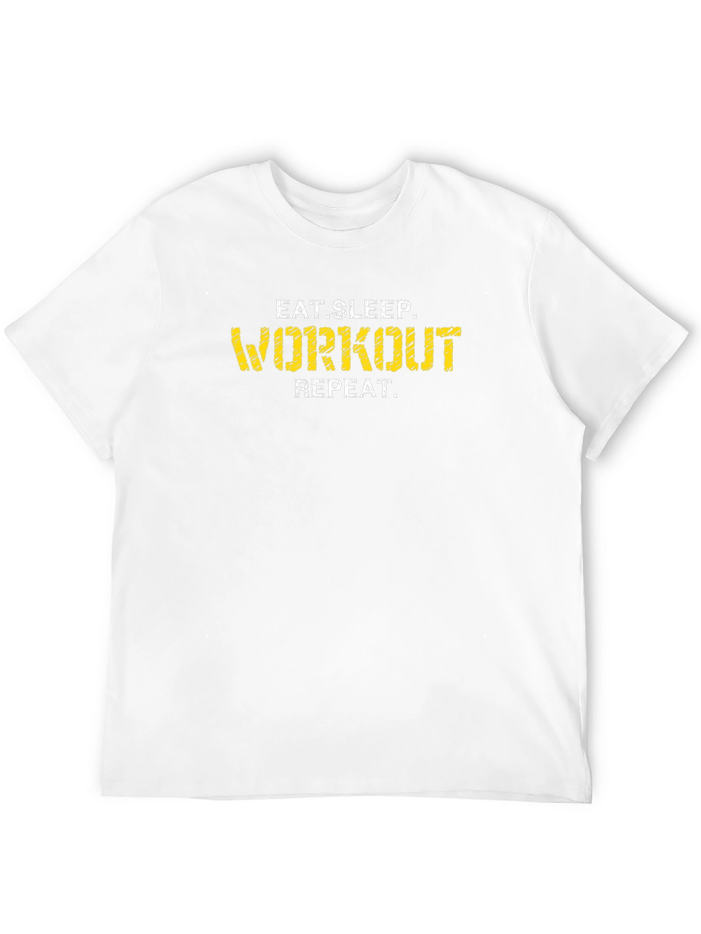 Eat Sleep Workout Repeat Graphic Tee