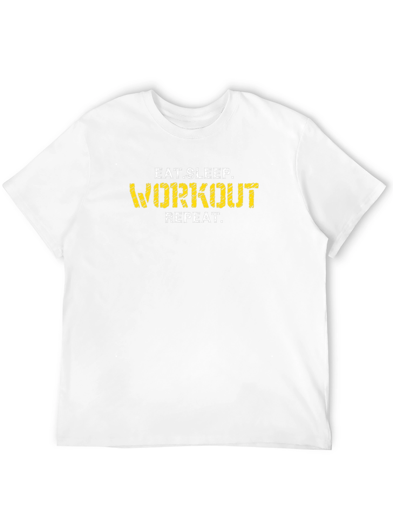 Eat Sleep Workout Repeat Graphic Tee
