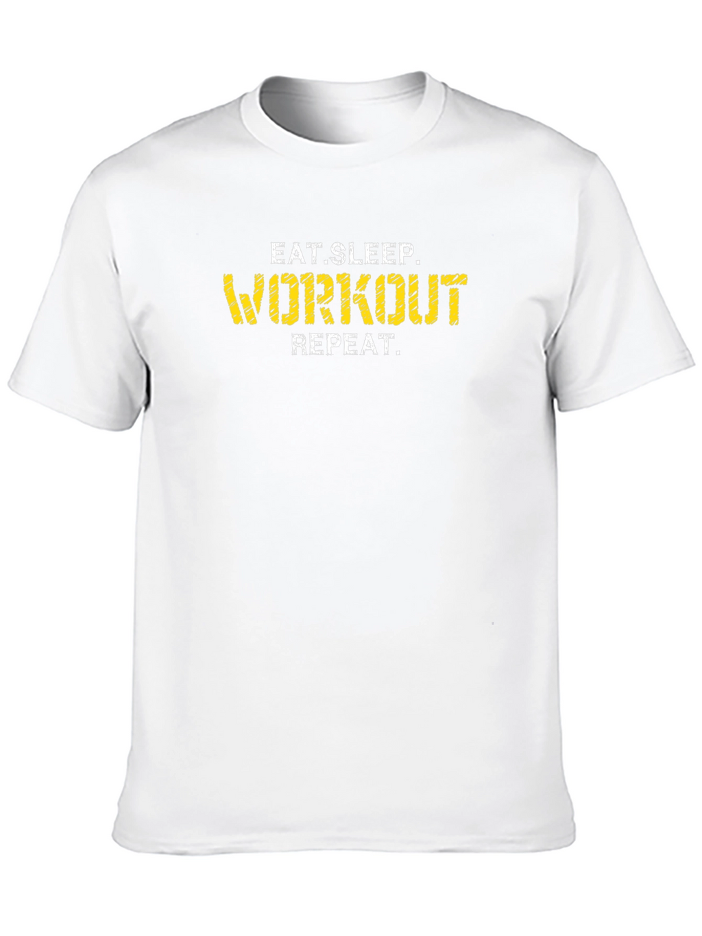 Eat Sleep Workout Repeat Graphic Tee