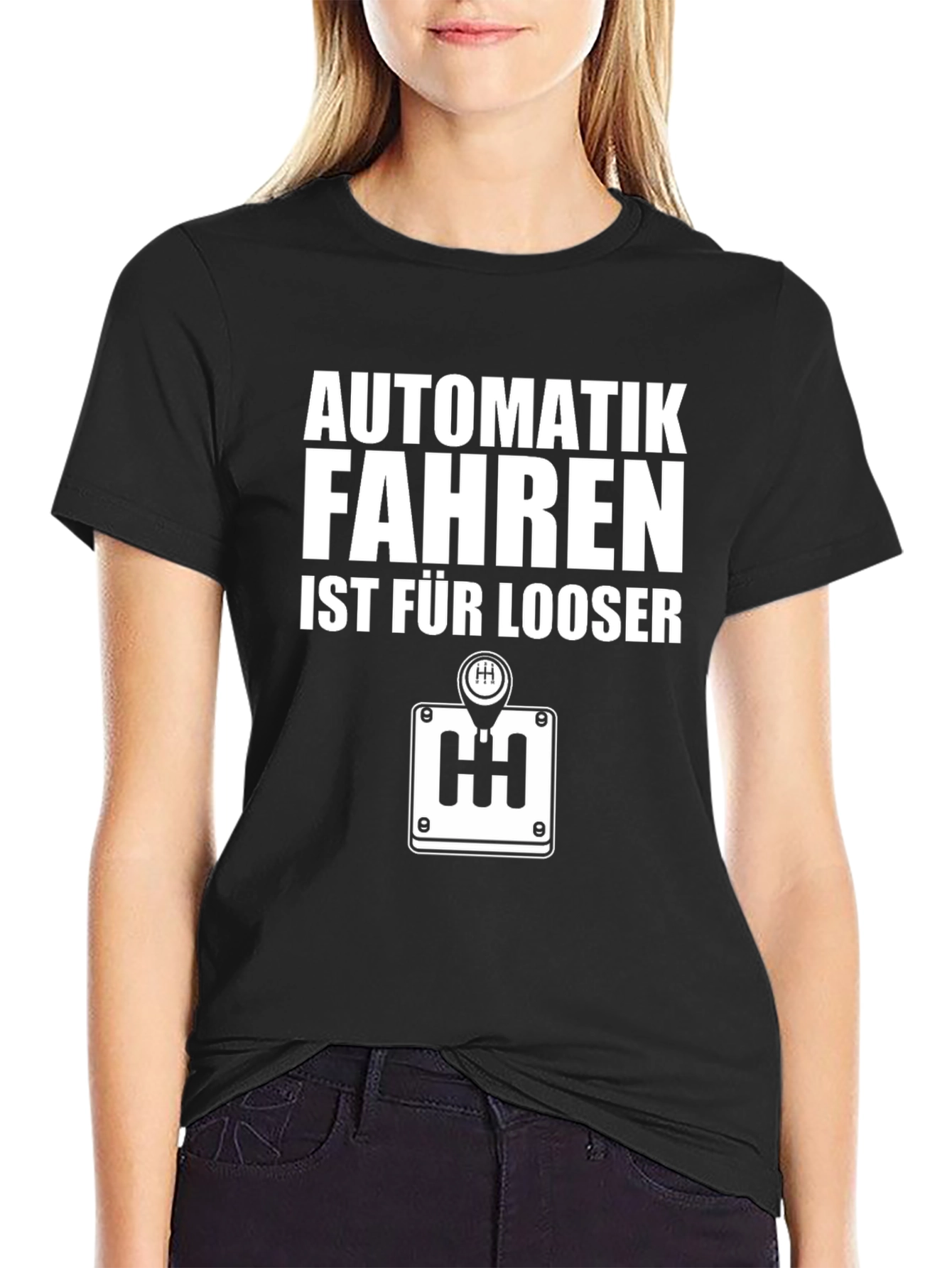 Automatik Fahren Ist Fur Looser Mens Black T-Shirt