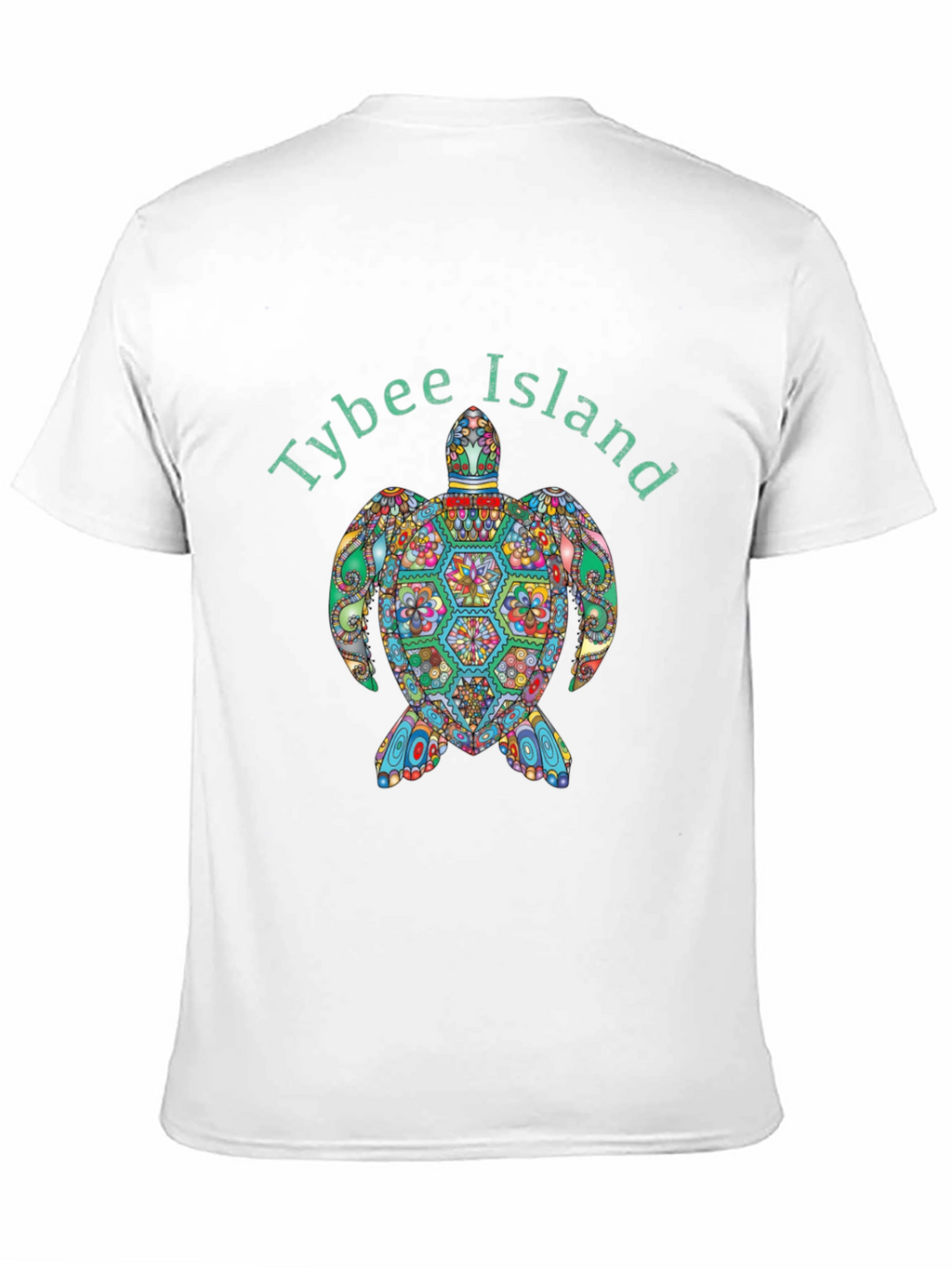 Tybee Island Turtle Graphic T-Shirt