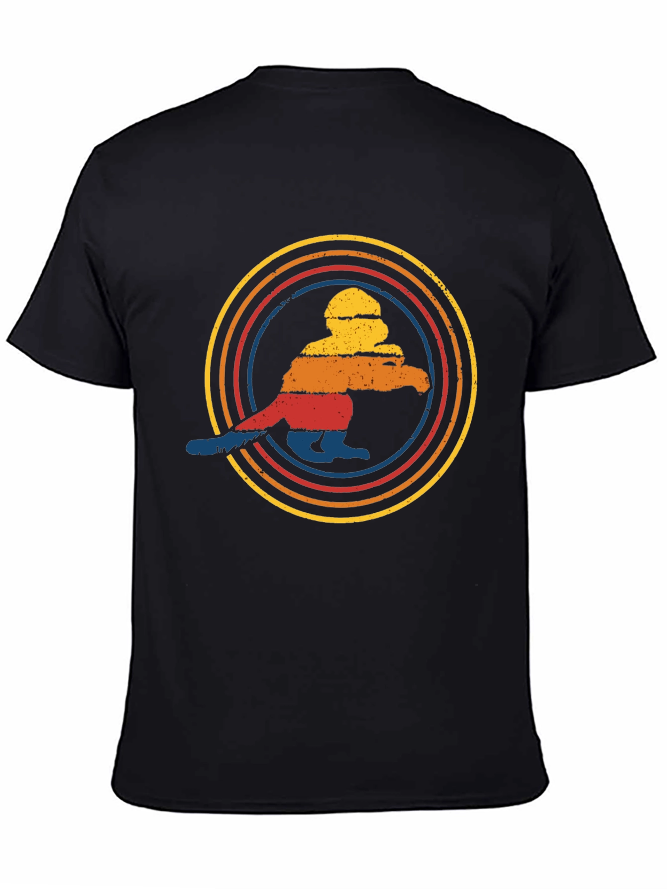 Retro Sunset Penguin Graphic Tee