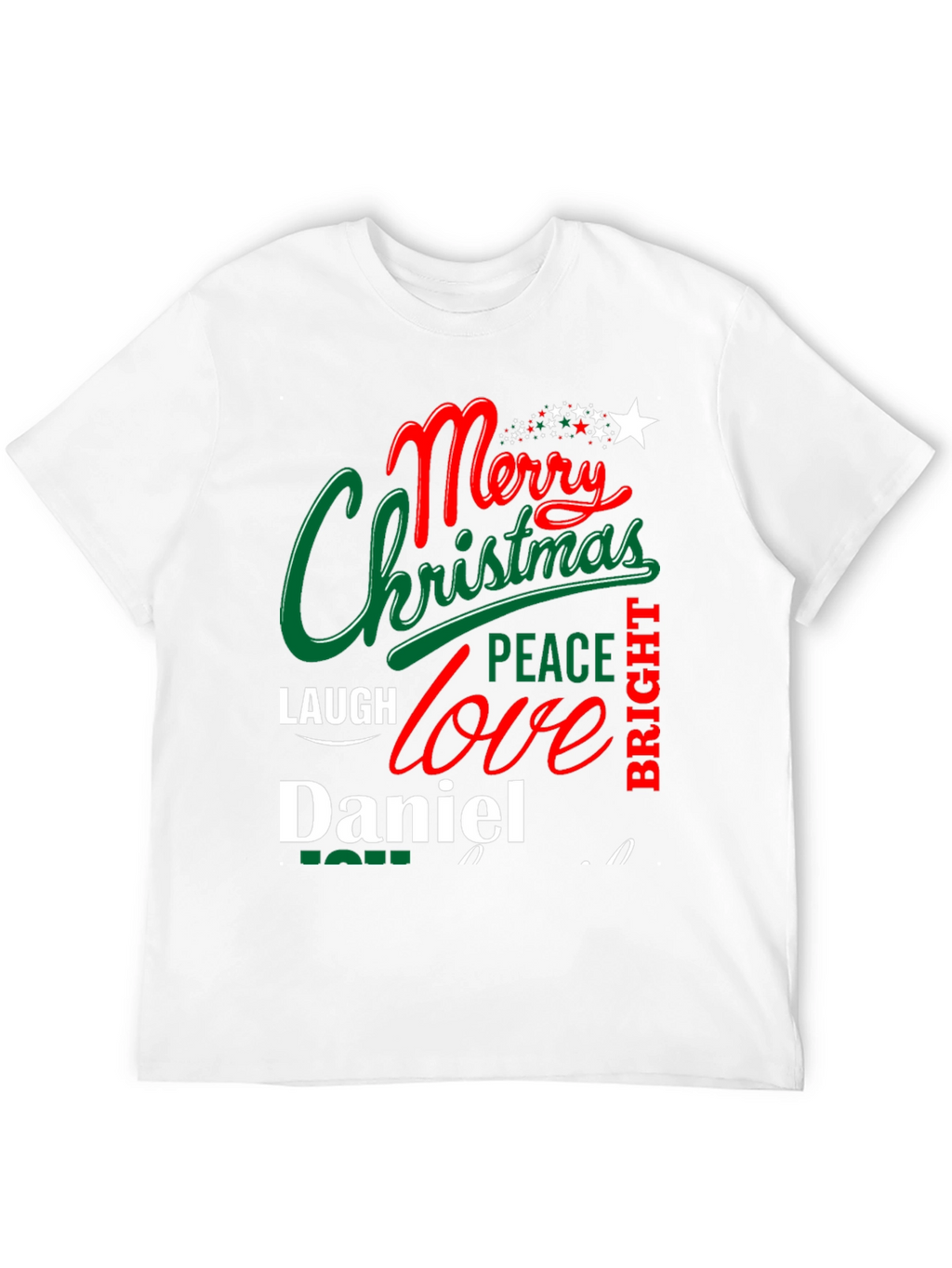 Merry Christmas Daniel T-Shirt - Holiday Festive Tee